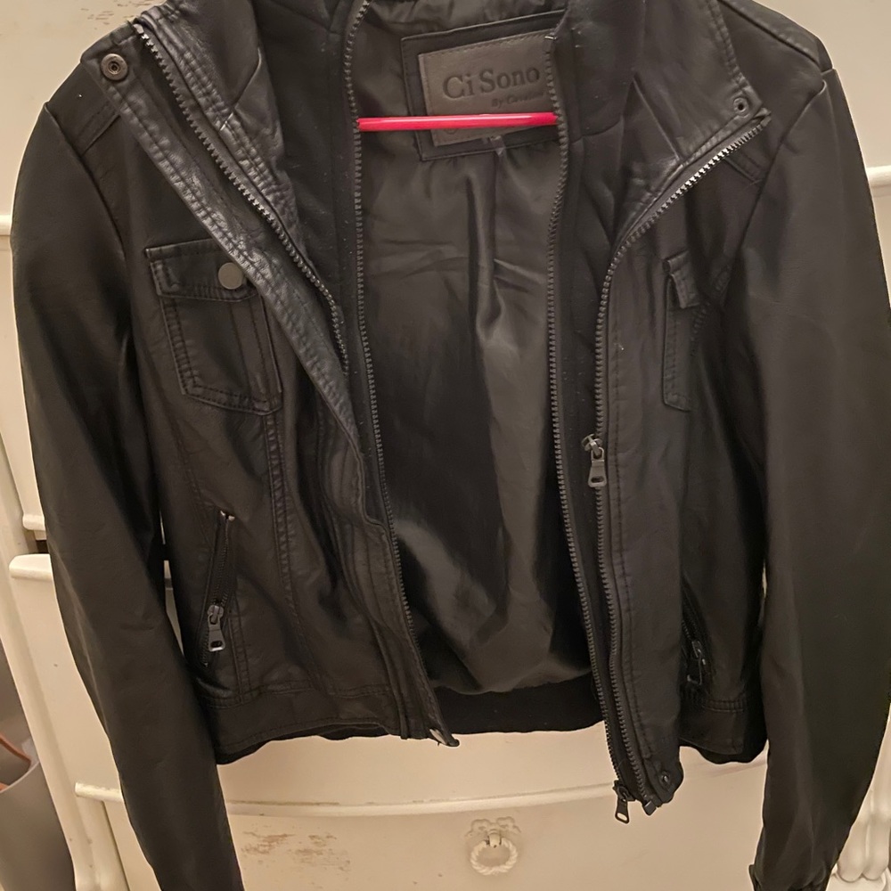 Leather jacket